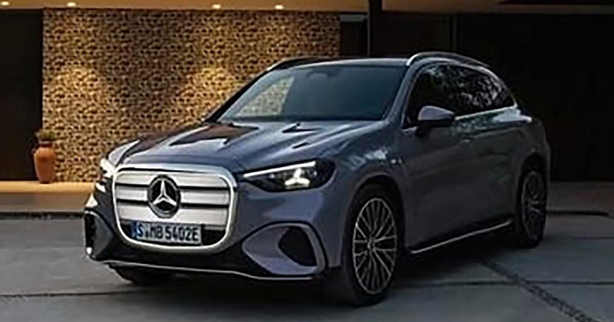 2027 Mercedes-Benz GLC EV exterior leaked days ahead of launch