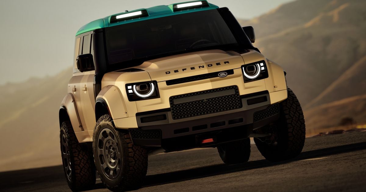 Land Rover turns Dakar-winning Defender into road-legal 4×4 Land Rover turns Dakar-winning Defender into road-legal 4×4
