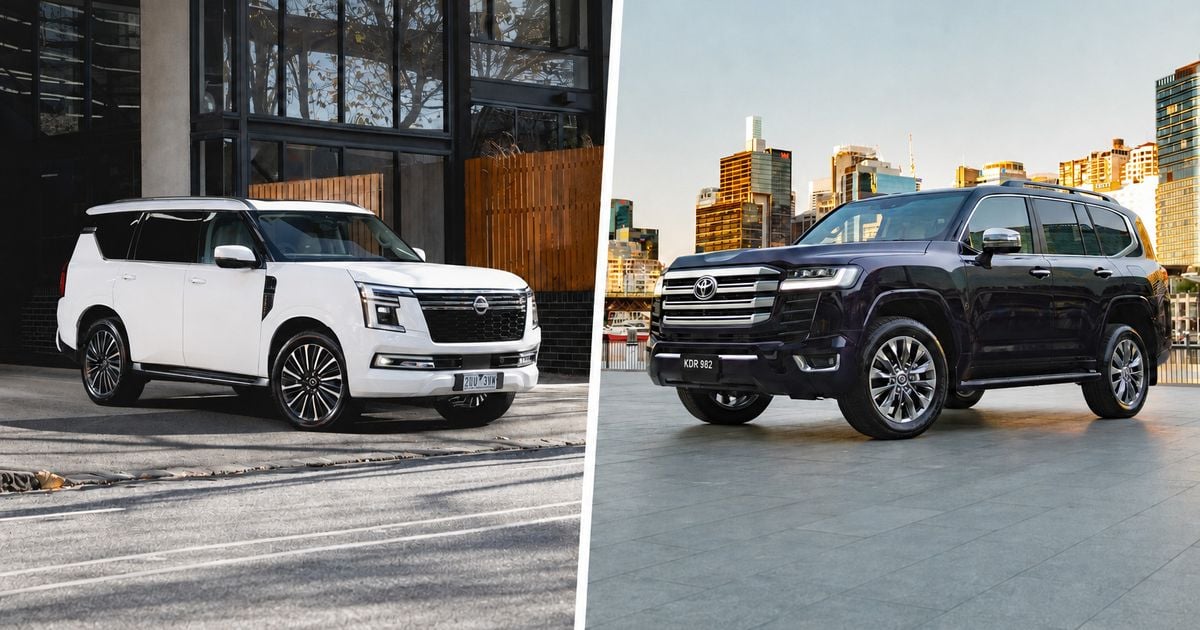 Due SUV di lusso in confronto: Nissan Patrol Y63 e Toyota LandCruiser 300, con dettagli su dotazioni e tecnologia