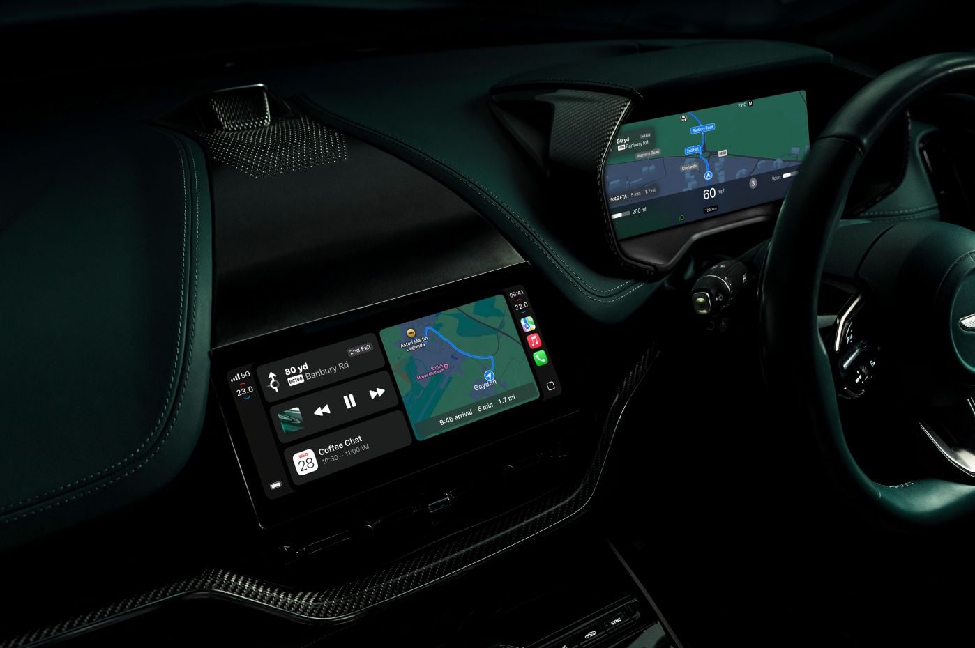 Apple CarPlay Ultra debuts in Aston Martin models