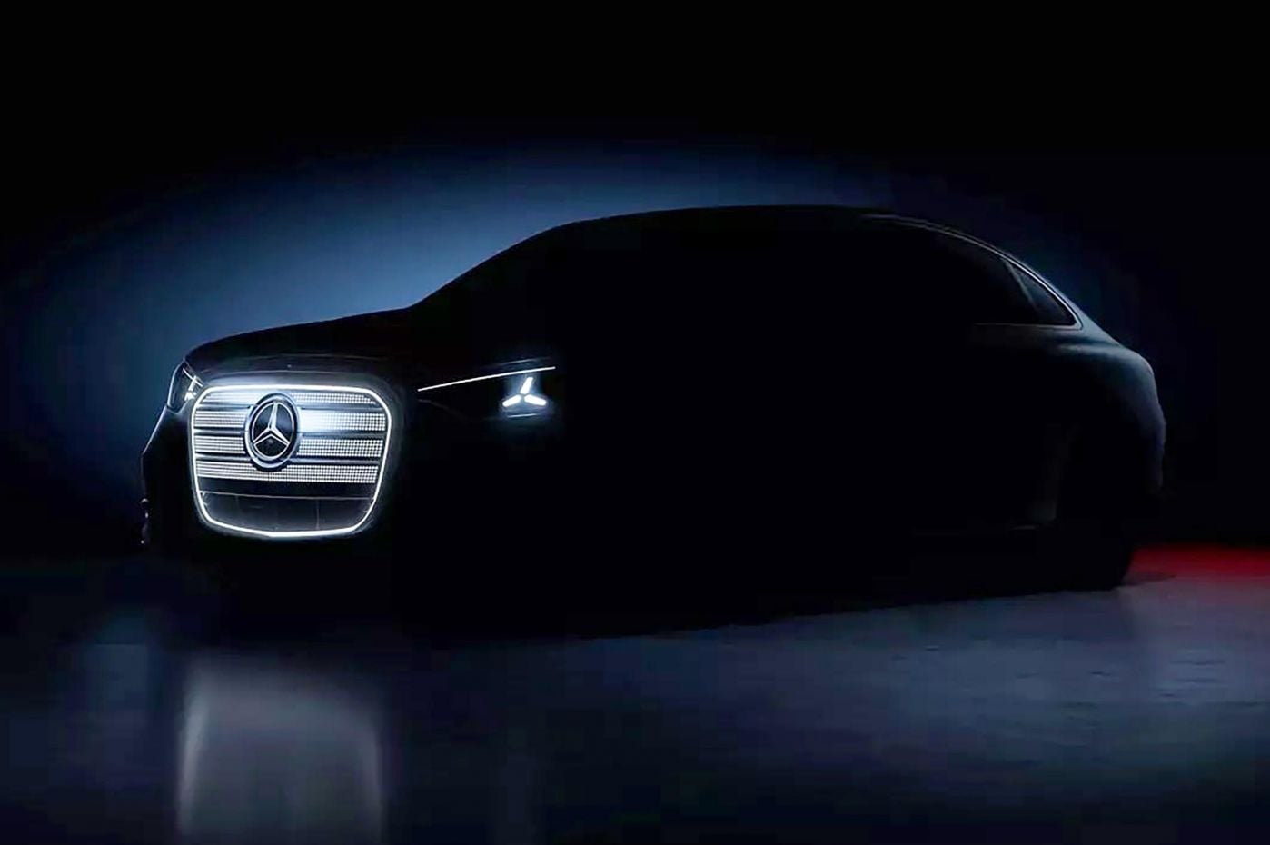 Mercedes-Benz C-Class EV teased with 'Iconic Grille'