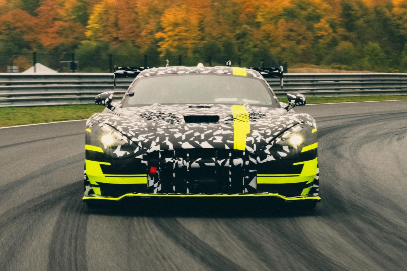 Mercedes-AMG’s answer to the Porsche 911 GT3 RS hits the track