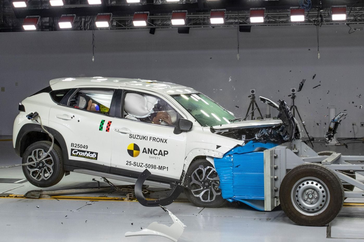 Suzuki Fronx scores one-star ANCAP rating after seatbelt failure