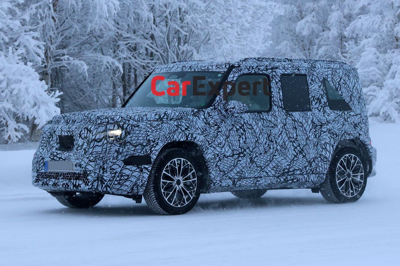 'Baby' Mercedes-Benz G-Wagen EV spied ahead of 2027 launch