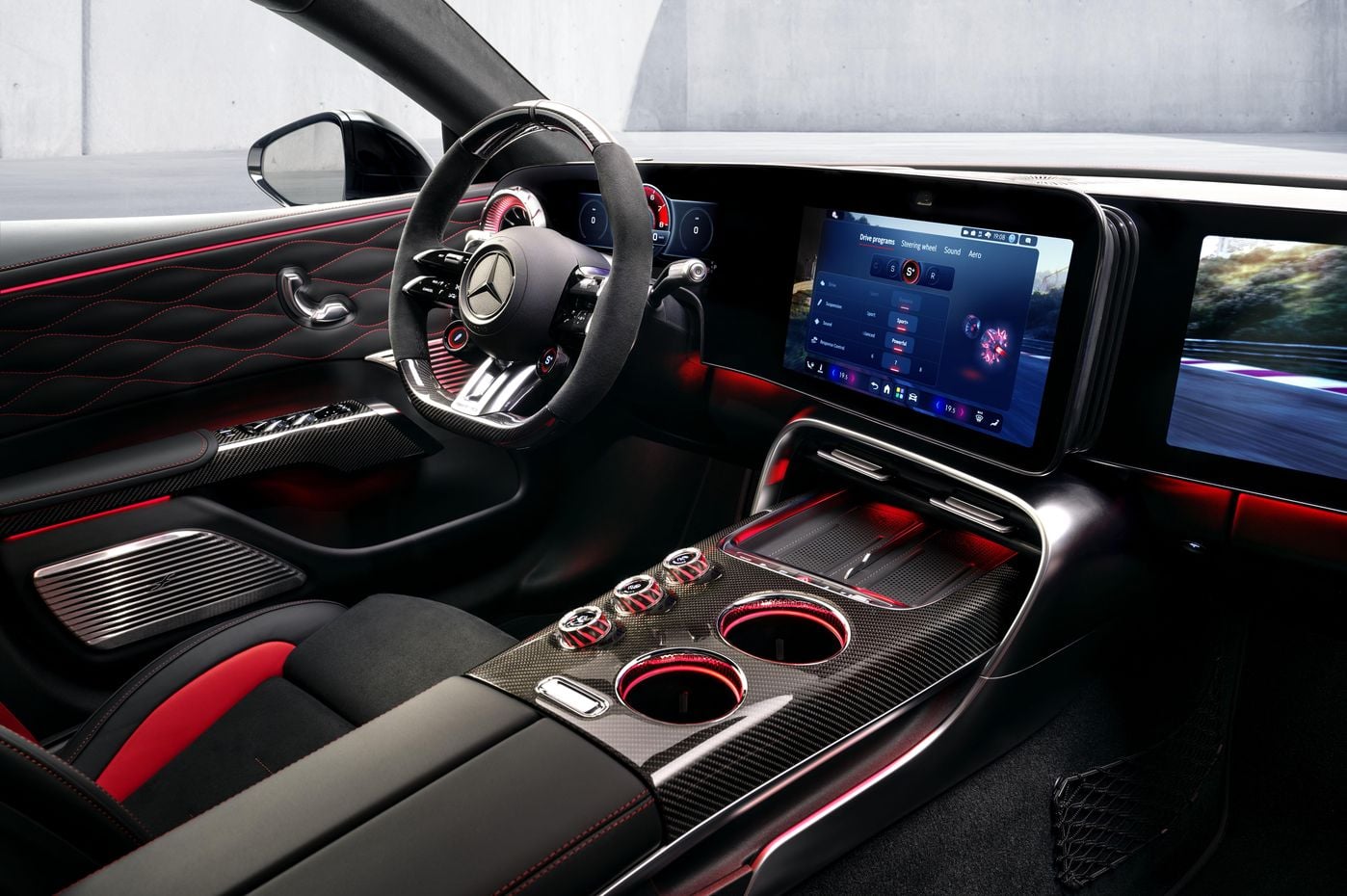 Mercedes-AMG reveals the interior of first electric 'four-door coupe'