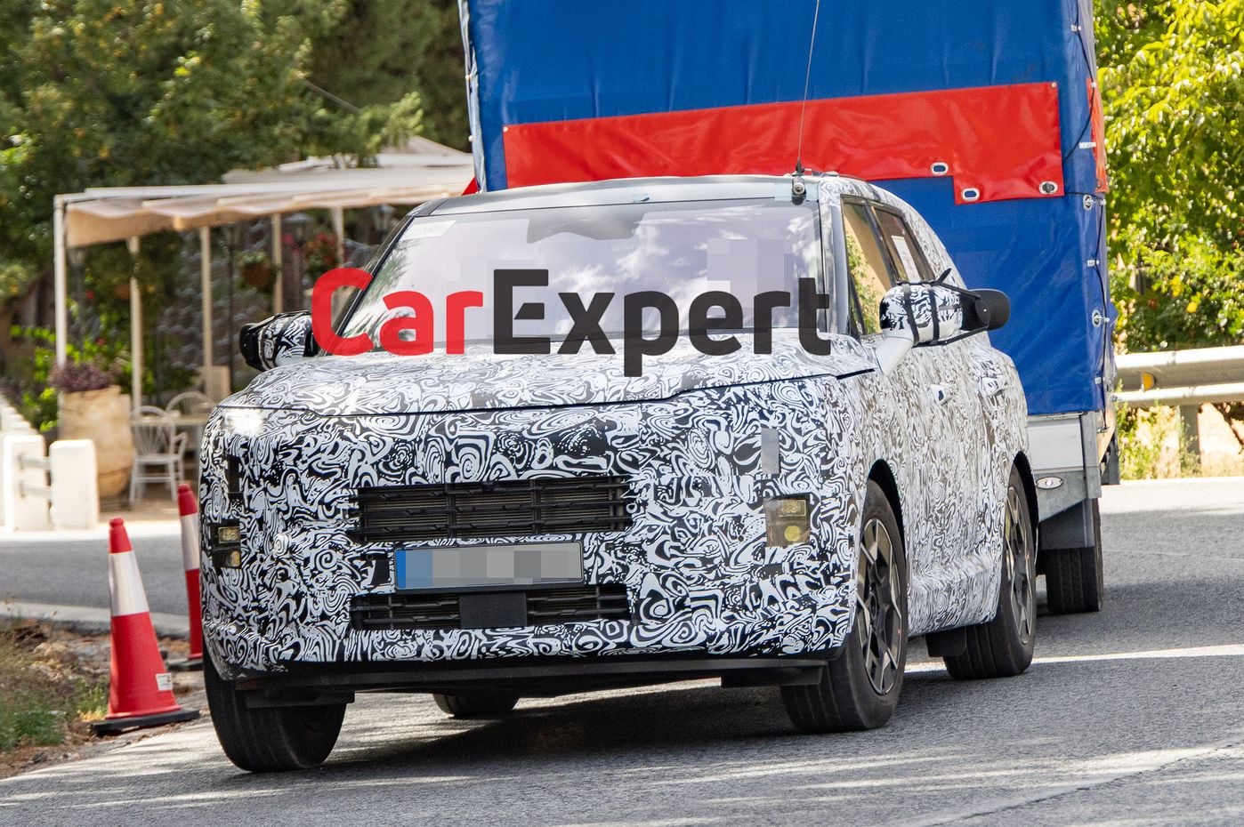 2027 Kia Sportage spied testing with more angular look