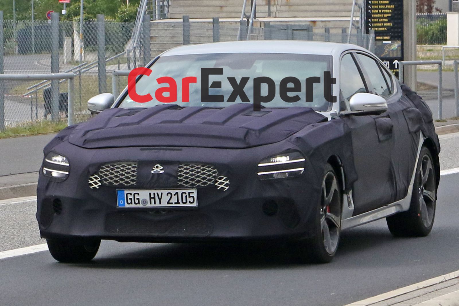 2021 Genesis G70 Facelift Spied 