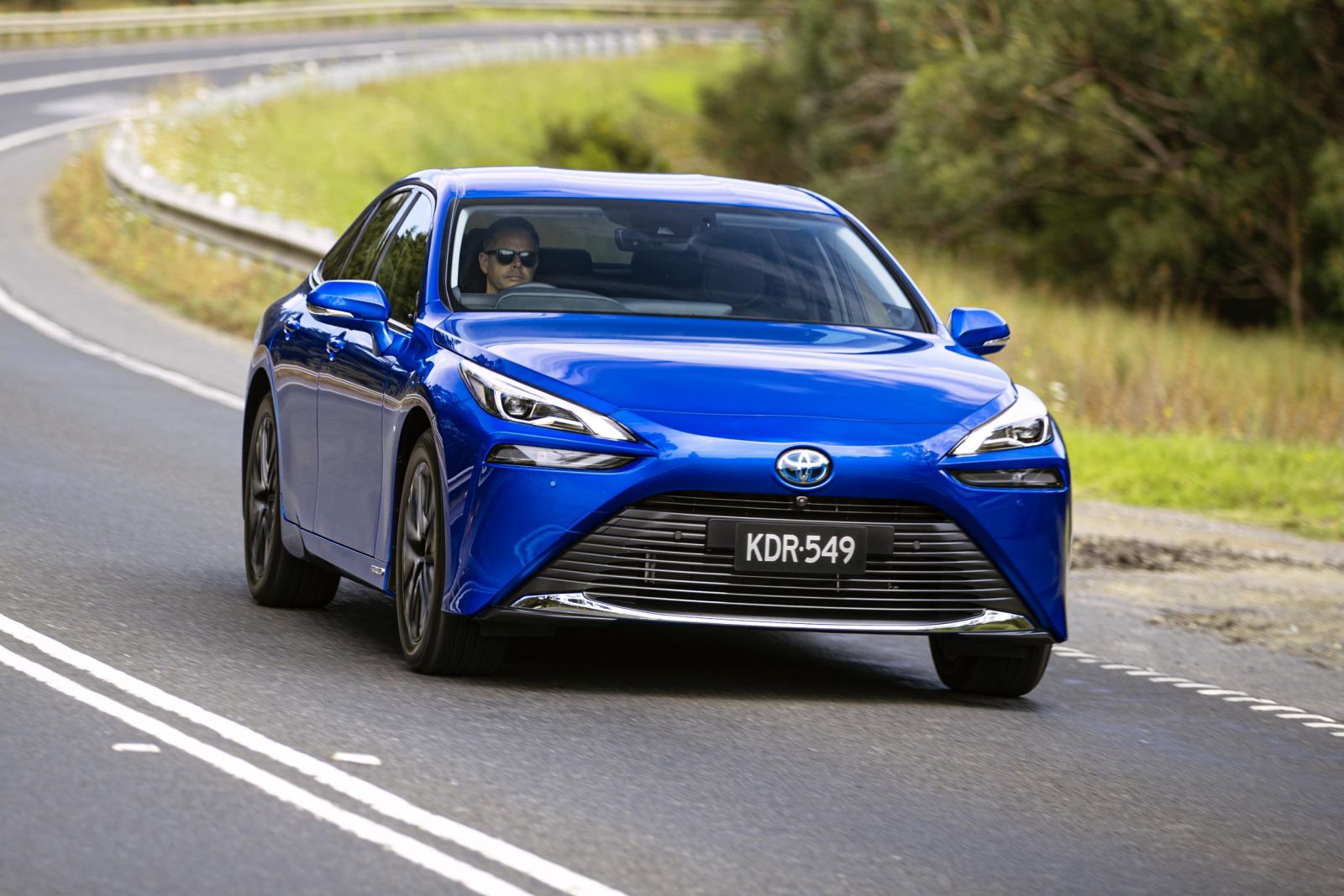 Toyota Mirai Hydrogen Fuel-Cell aide à alimenter un stade Melbourne