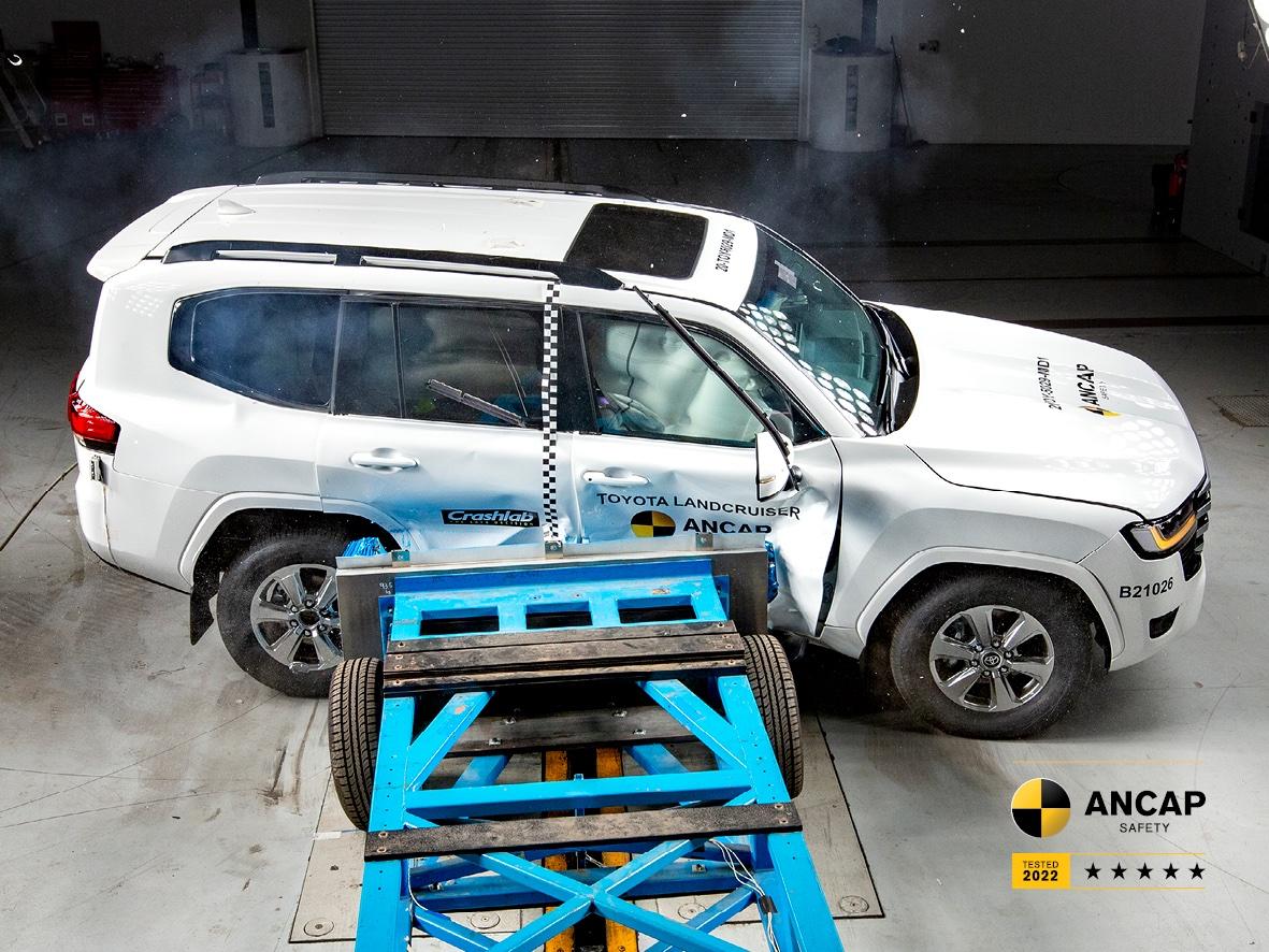 Toyota LandCruiser 300 Series earns five-star ANCAP safety rating