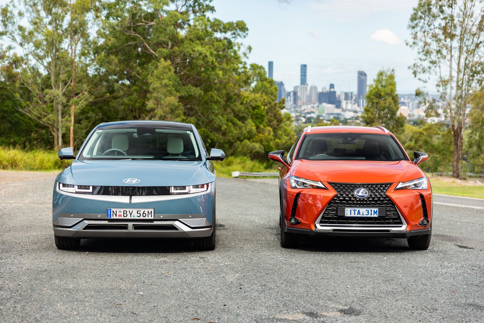 2022 Hyundai Ioniq 5 v Lexus UX300e EV comparison