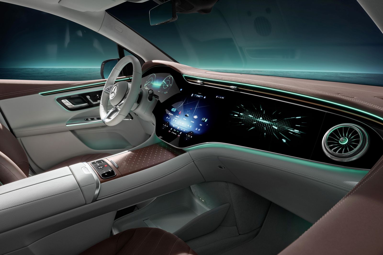 Mercedes-Benz EQE SUV interior revealed