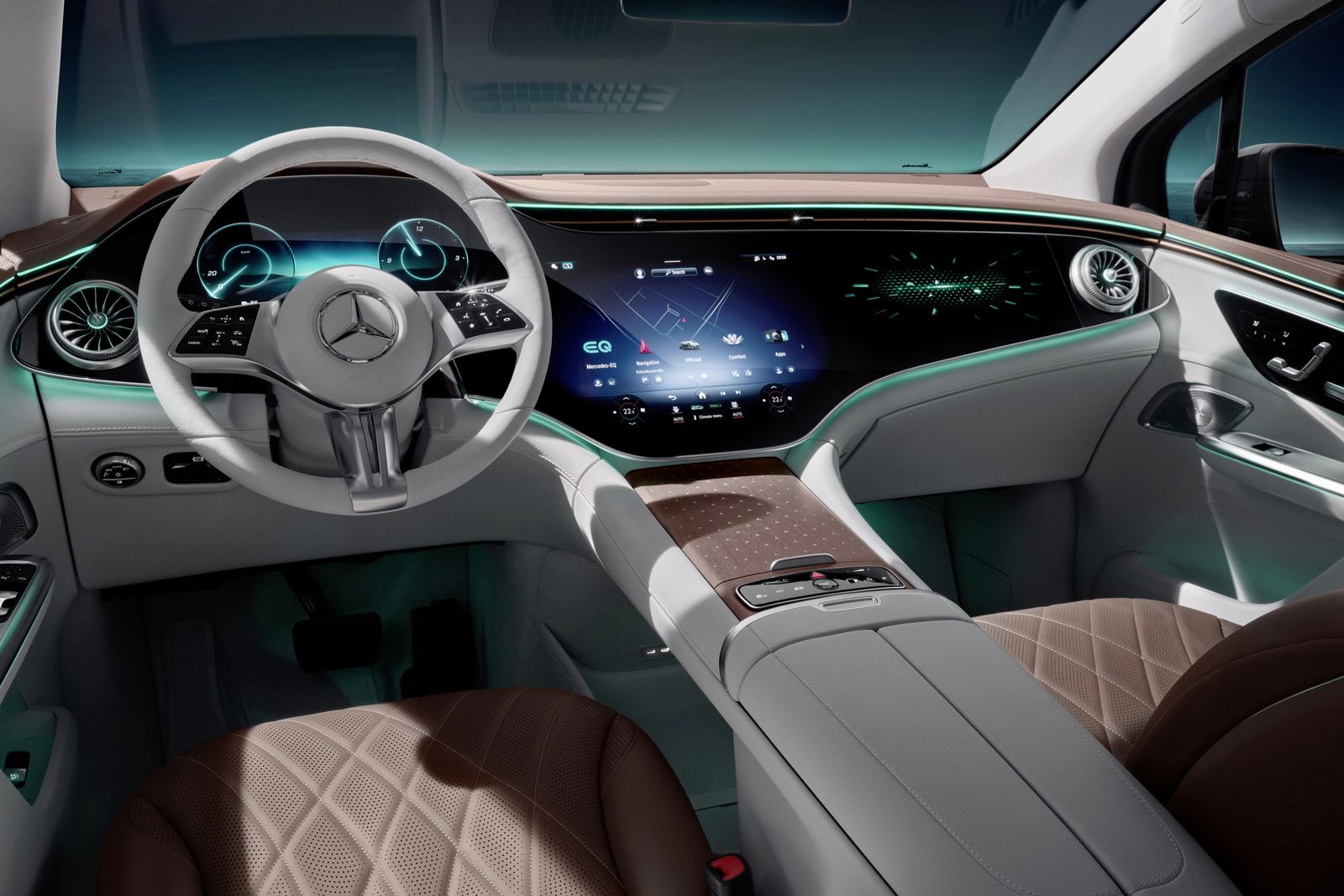 Mercedes-Benz EQE SUV teased ahead of imminent reveal