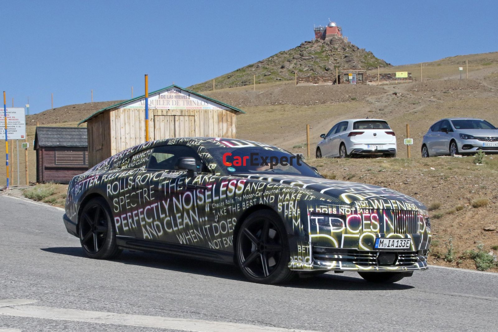 2024 Rolls-Royce Spectre spied inside and out