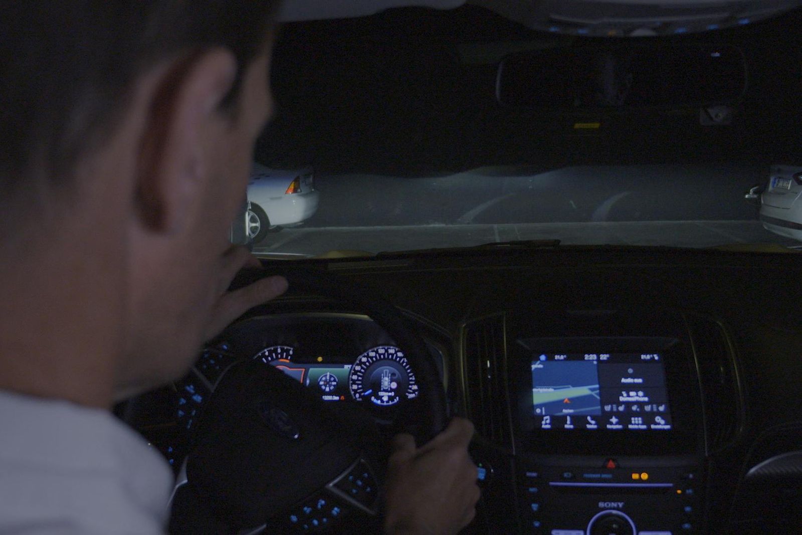Ford trials new headlight tech that projects signs onto the road