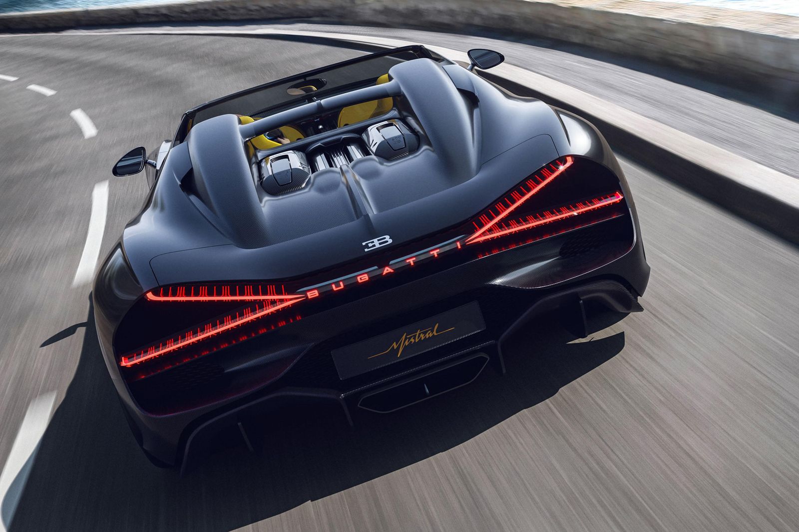 Bugatti W16 Mistral roadster bids adieu to 8.0-litre engine