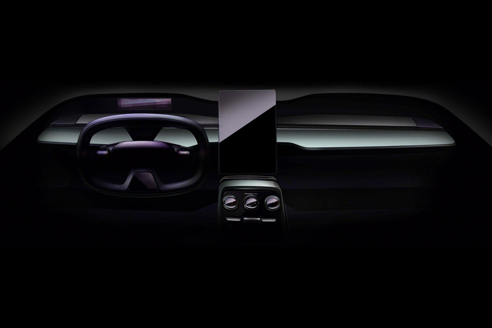 Skoda Vision 7S concept interior teased