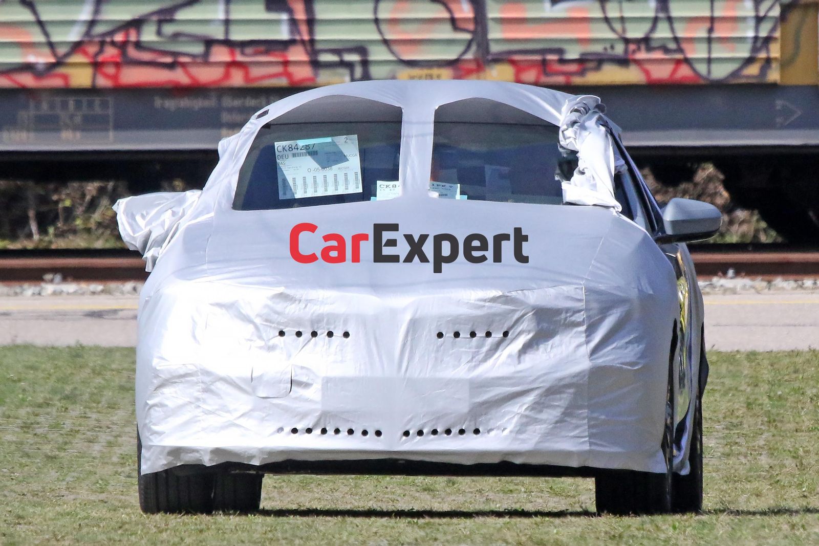 2024 BMW i5 EVs spied with less camouflage