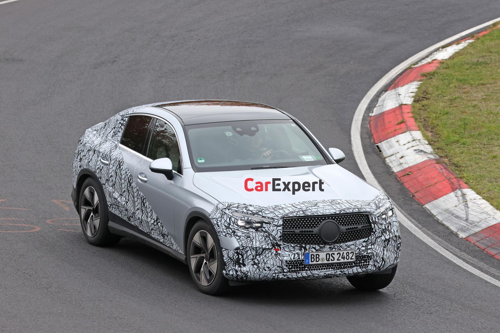 2023 Mercedes-Benz GLC Coupe spied again