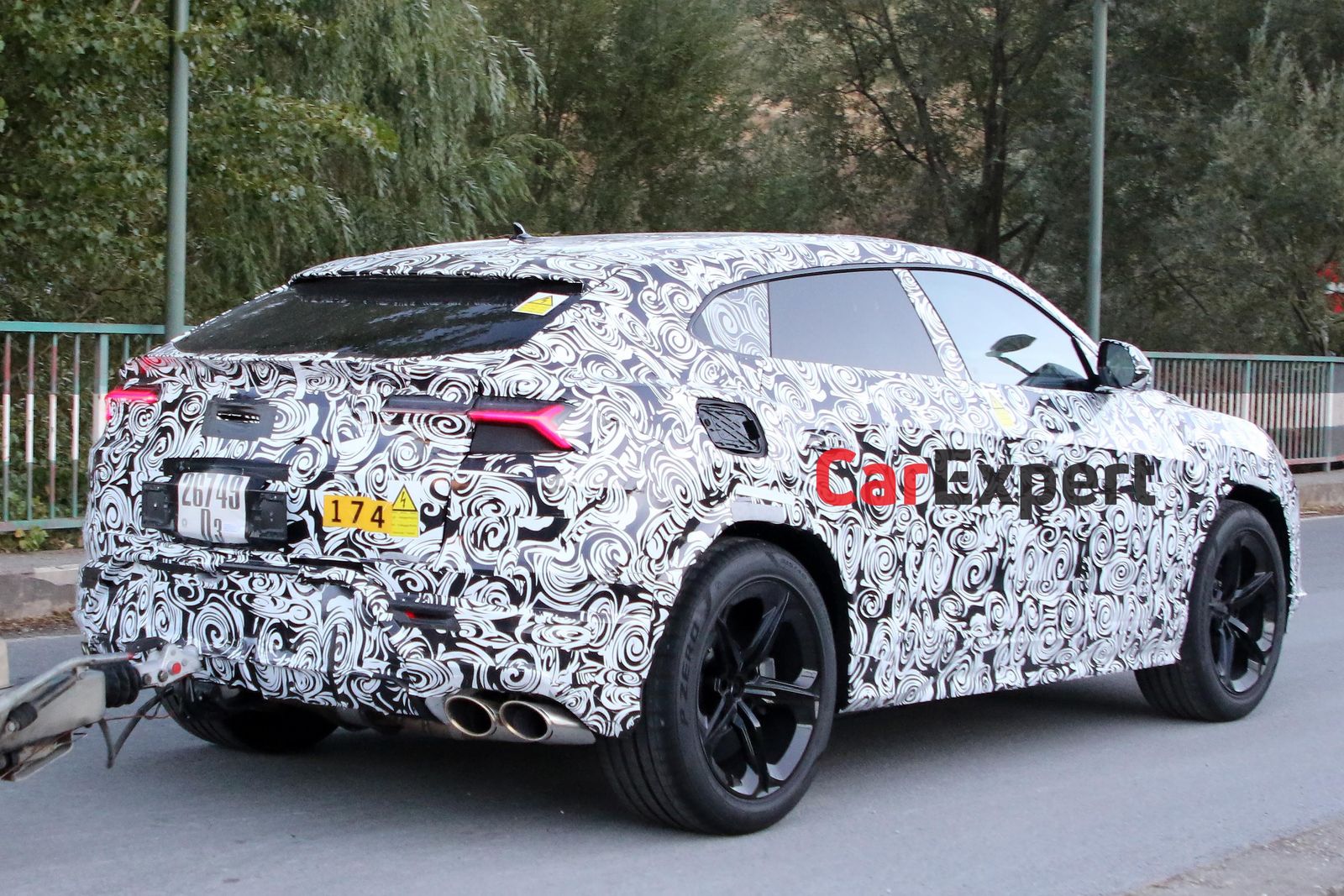 2024 Lamborghini Urus PHEV spied in production form