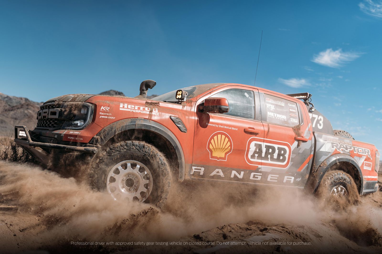 Australia-developed Ford Ranger Raptor taking on Baja 1000