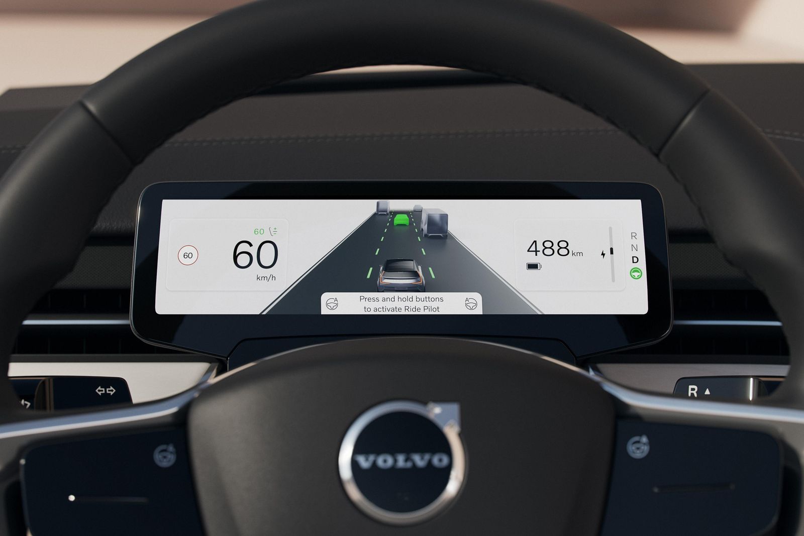 Volvo EX90 EV SUV dash revealed
