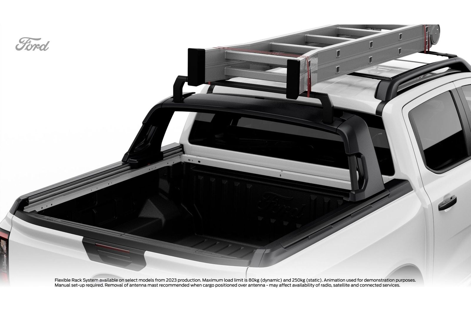 2023 Ford Ranger to gain Flexible Rack System for long loads