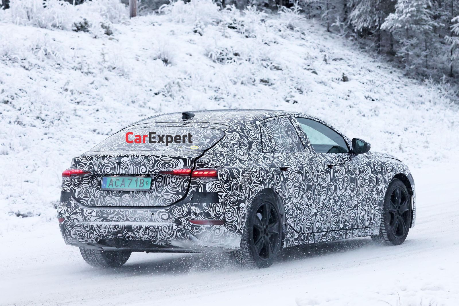 2024 Audi A6 e-tron spied