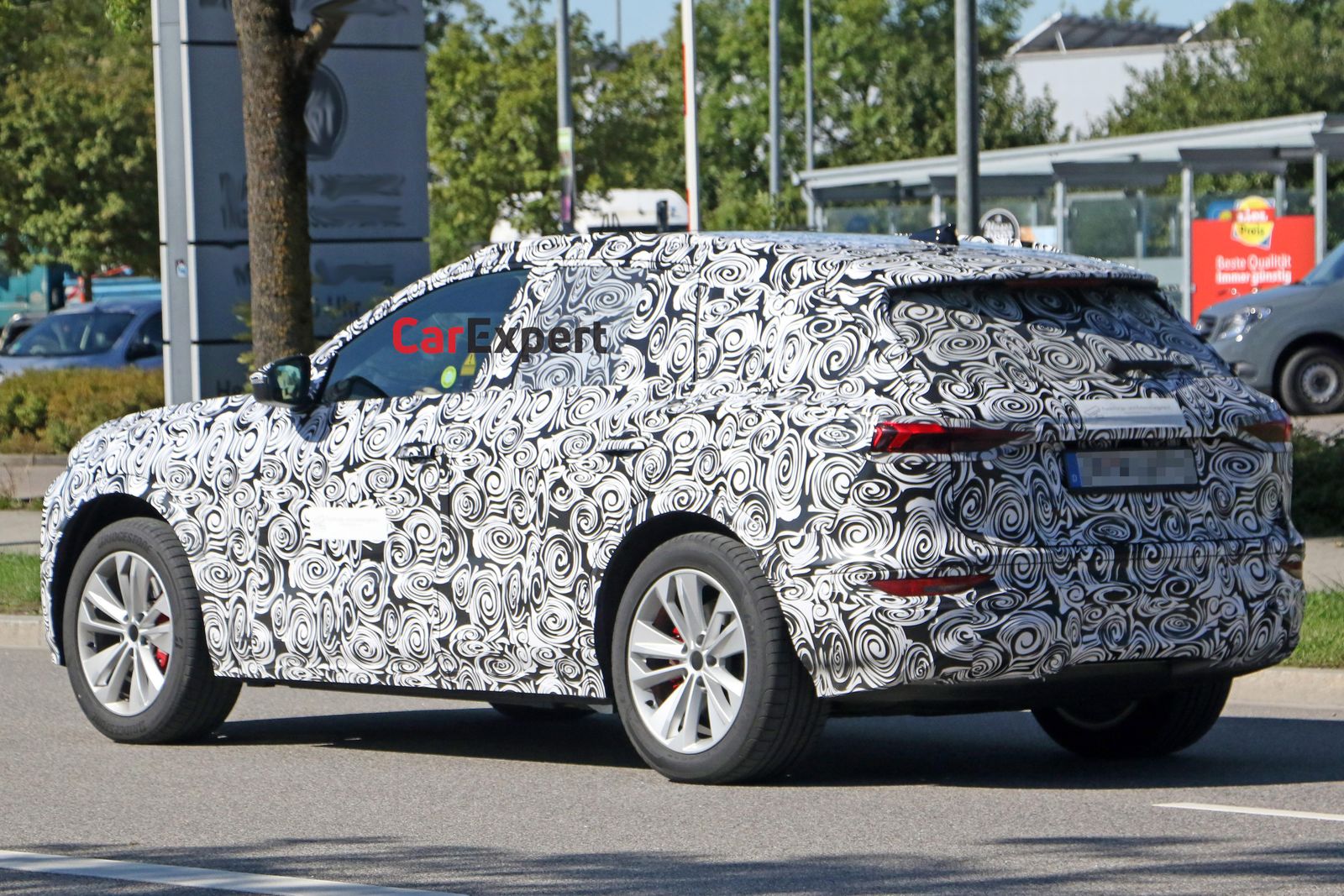2024 Audi Q6 e-tron spied inside and out