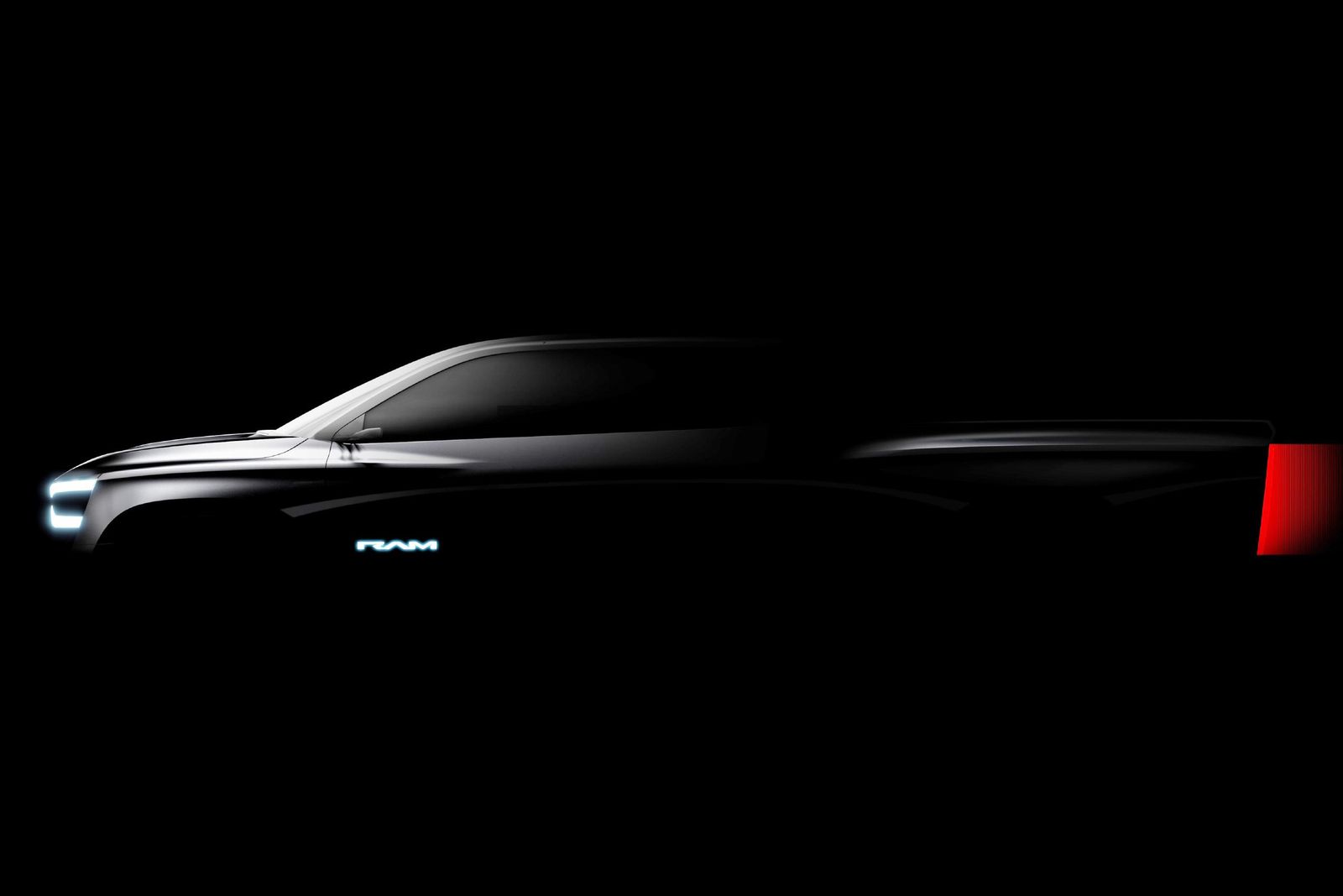 Ram Revolution EV pickup concept teased ahead of January reveal