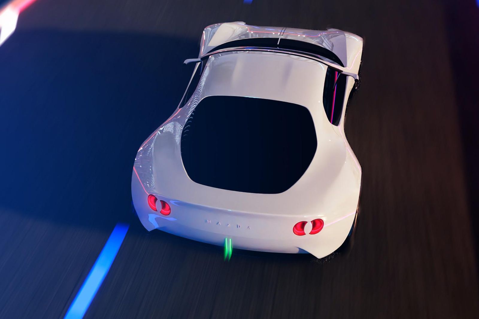Mazda coupe concept accompanies $16 billion EV announcement