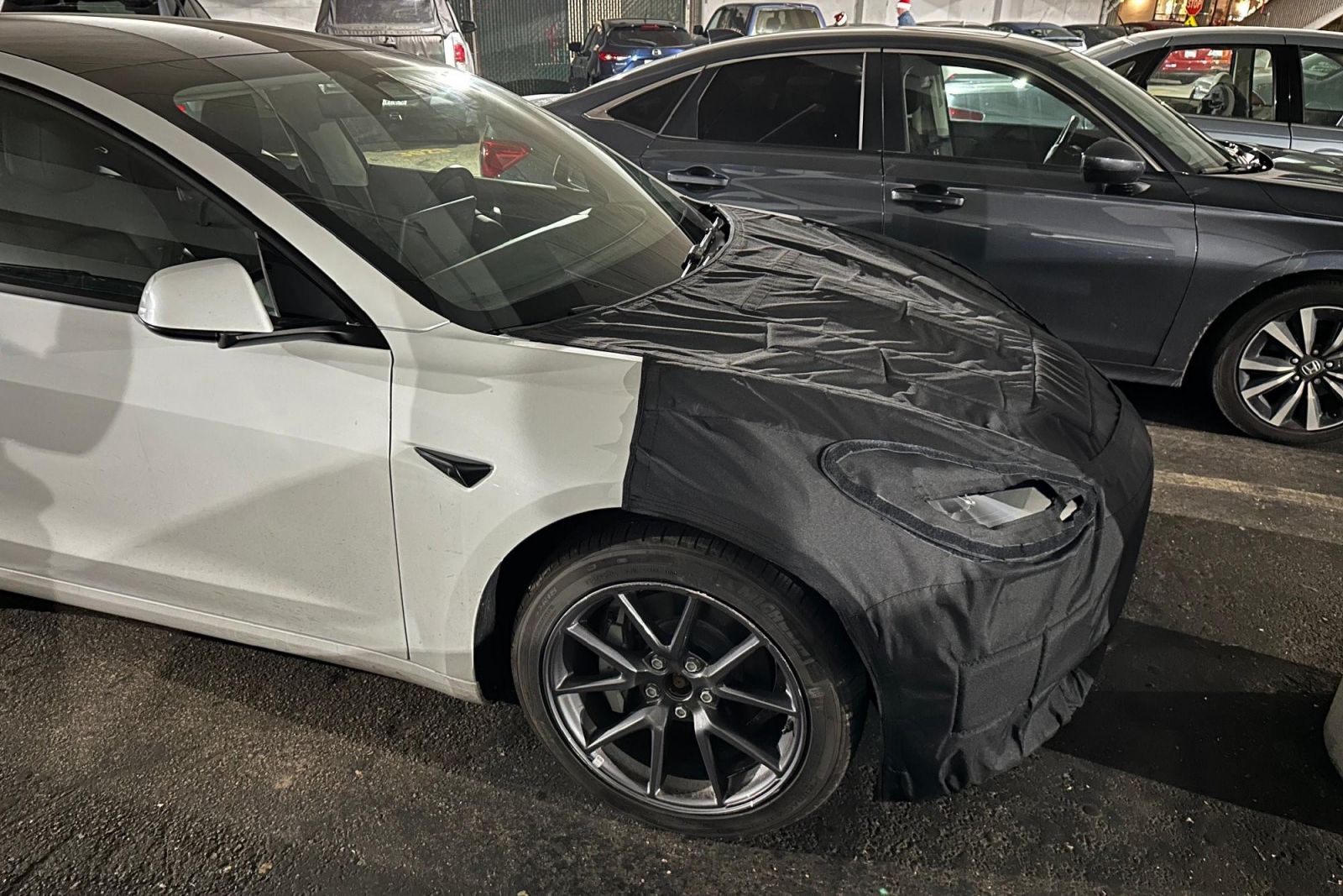 2024 Tesla Model 3 update spied