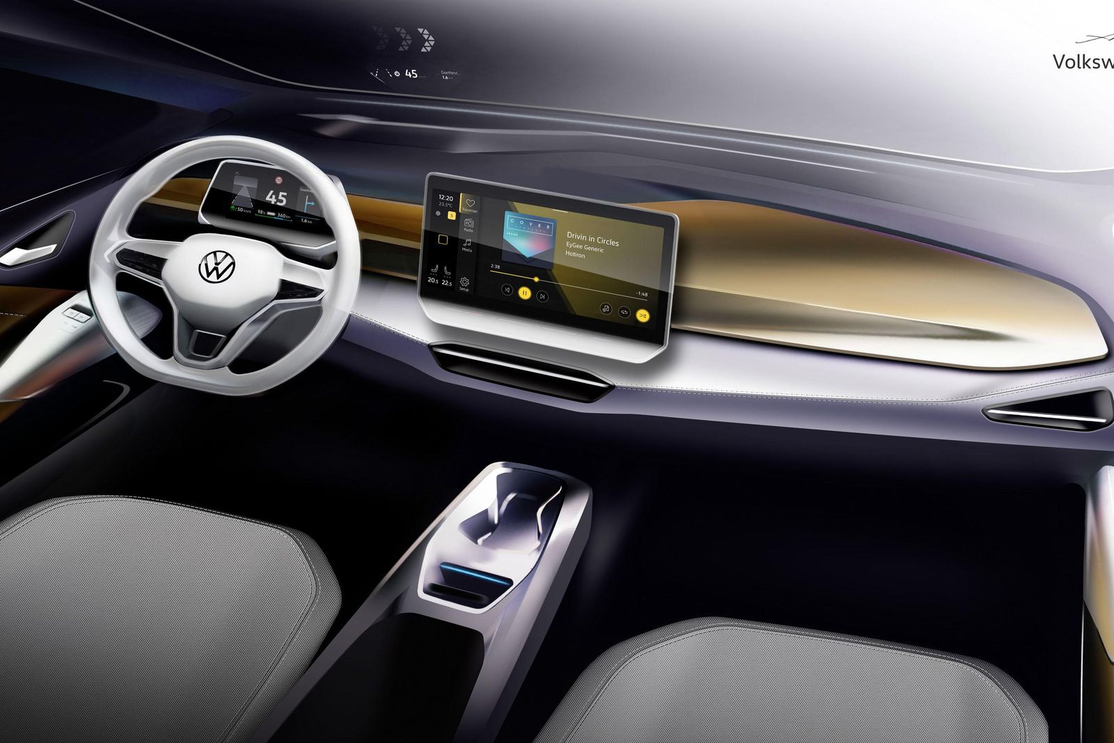 2024 Volkswagen ID.3 facelift teased with improved interior