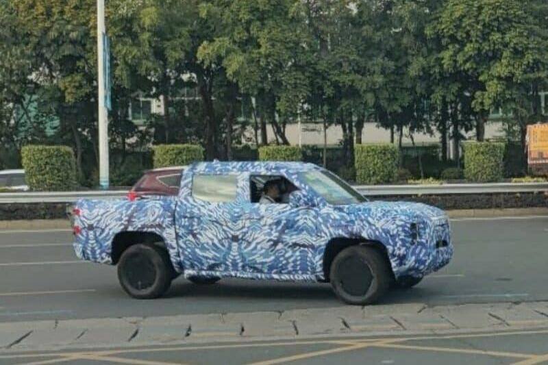 BYD electric pickup spied again with F-150 Raptor-like front