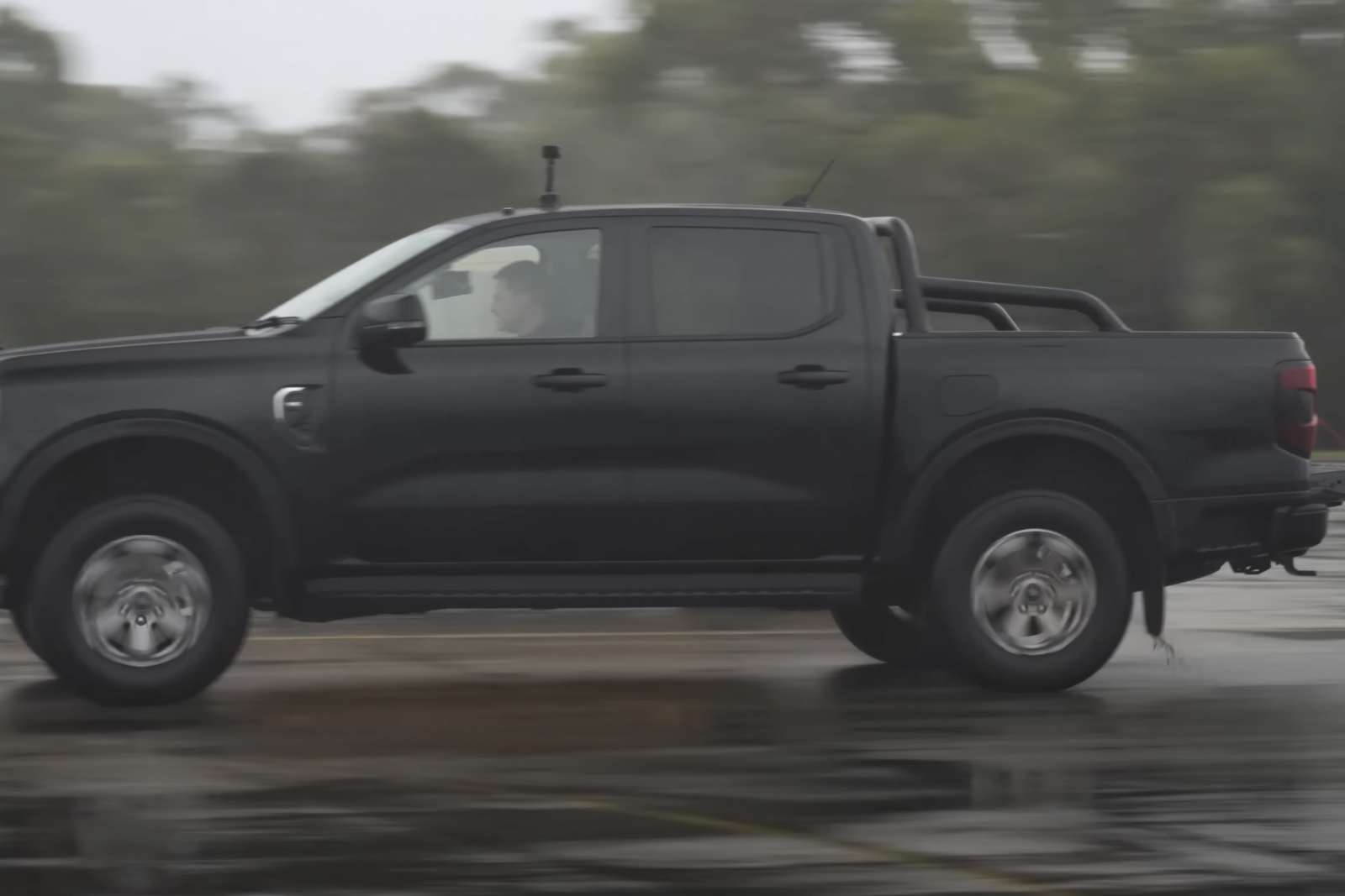 Is it legal to drive with the tailgate down?