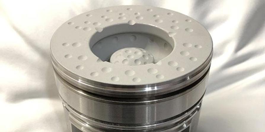How golf balls inspired dimpled pistons for diesel engines