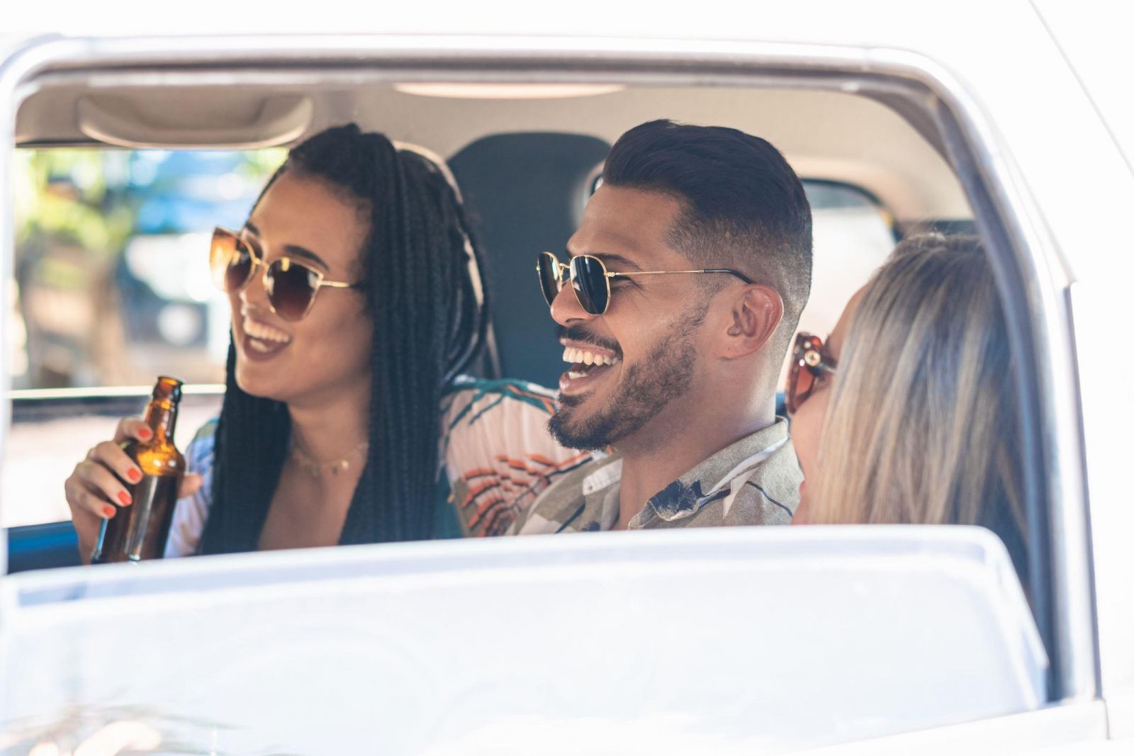 Is it legal for passengers to drink alcohol in a car?