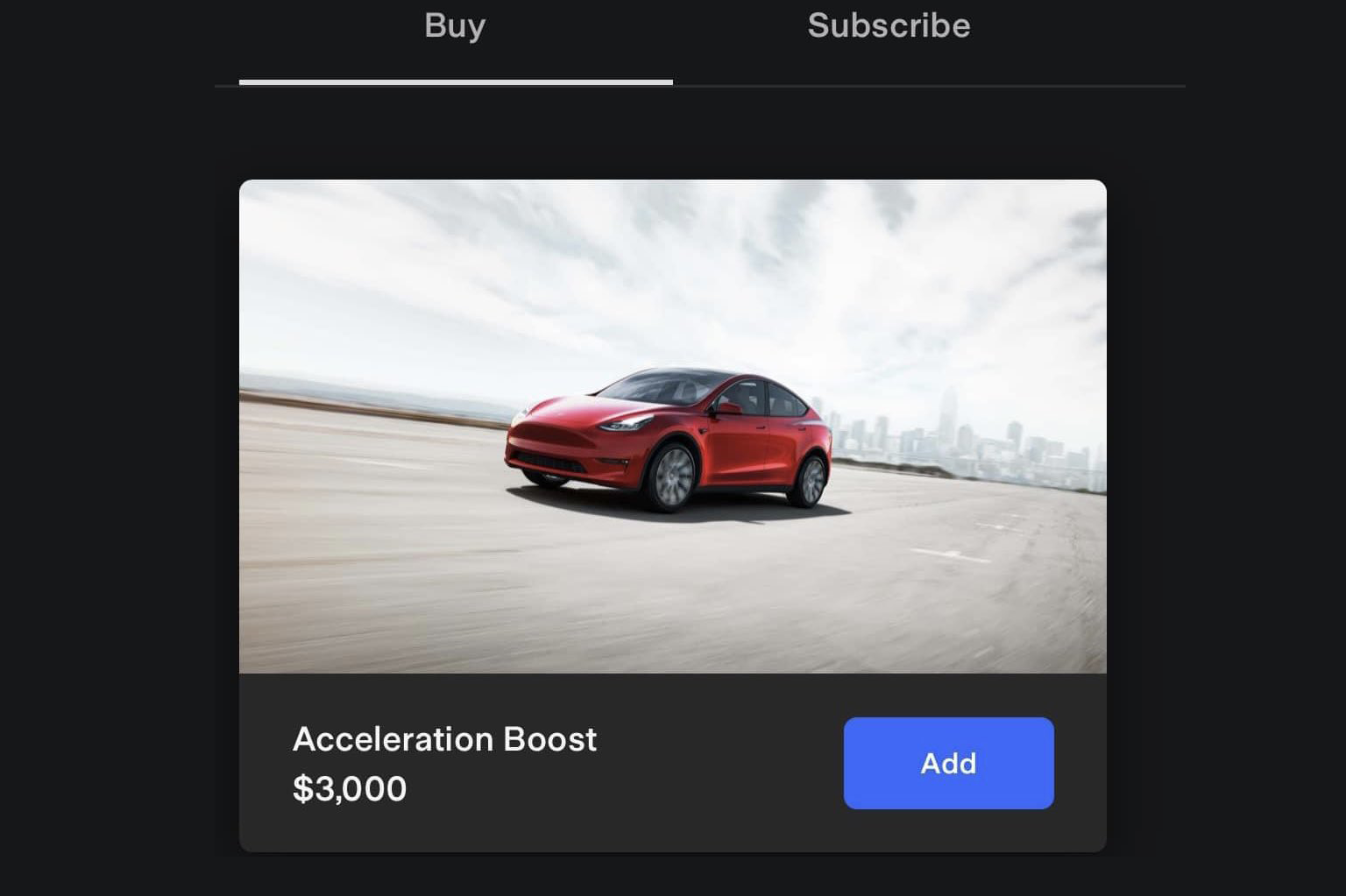 Tesla rolls out 'Acceleration Boost' for Model Y but it's not cheap