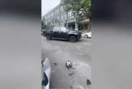 Silverado owner angry about being towed steals truck, leaves trail of destruction