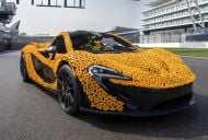 Lego McLaren P1: Life-sized hypercar laps F1 track