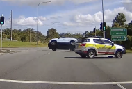 Dashcam captures ambulance knocking Chery onto its roof