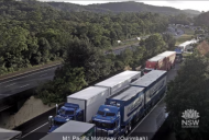 Truck spill strikes down hundreds of cars with punctures, causes 30km Sydney traffic jam