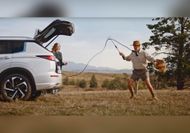 Russell Coight trades LandCruiser for Outlander in latest 'ad-ventures'