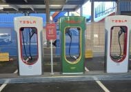 Tesla celebrates major Supercharger milestone in Australia