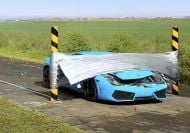 How much duct tape do you need to destroy a Lambo?