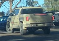 2025 Kia Tasman spotted tow-testing against Ford Ranger
