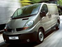 Renault Trafic 2014 On Low Roof H1-Twin Rear Doors-Vecta Stainless Steel Roller
