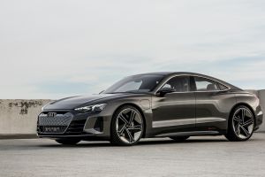2021 Audi e-tron GT spied