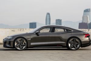 2021 Audi e-tron GT spied