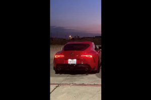 Rented Toyota Supra used to set land speed record by teacher, teacher then busted by social media