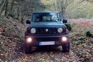 This couple drove across Europe and lived out of their Suzuki Jimny